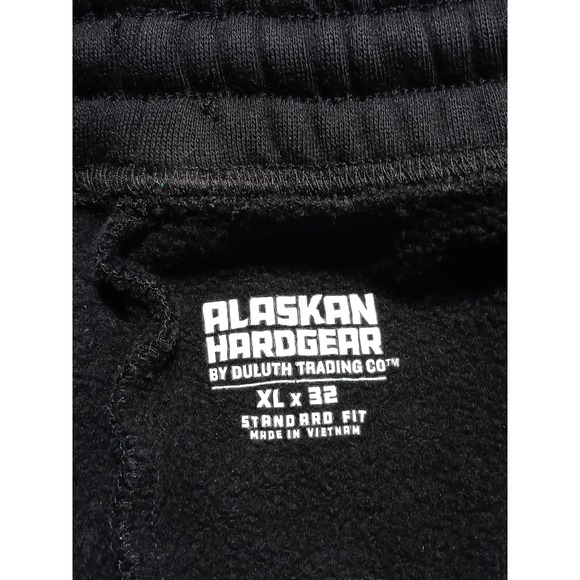 Alaskan‎ Hardgear Men's Black Recinder Standard Fit Fleece Joggers Size 36x26 - Picture 3 of 7